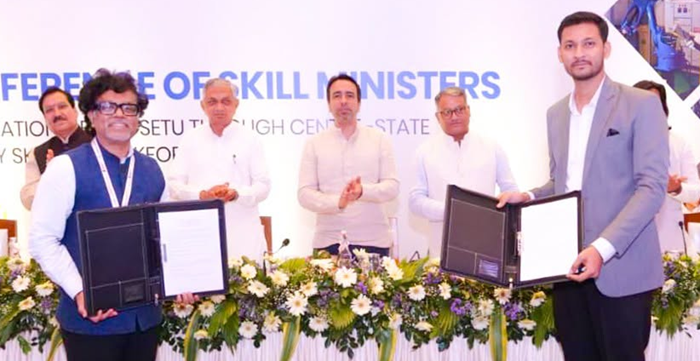 MP Govt and NSDC exchange an MoU